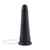 Hismith 10.2" (25.9 cm) Ringed Tapered Cumming Dildo with Suction Cup & Removable Kliclok