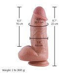 Hismith 22 cm (8.7") Fat Cumming Silicone Dildo with Removable Kliclok Hismith 22 cm (8.7") Fat Cumming Silicone Dildo with Removable Kliclok