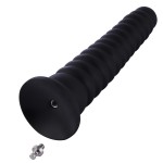 Hismith 10.2" (25.9 cm) Ringed Tapered Cumming Dildo with Suction Cup & Removable Kliclok Hismith 10.2" (25.9 cm) Ringed Tapered Cumming Dildo with Suction Cup & Removable Kliclok