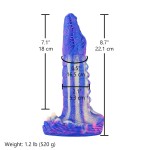 Hismith Scarlet-hunter 8.7" (22.1 cm) Fantasy Dildo with Tapered Head & Bumps