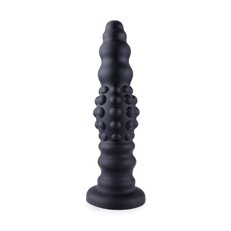 Hismith 11.3" (28.7 cm) Silicone Beaded Anal Dildo with Bumps & Tapered Head
