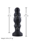 Hismith 8.4" (21.3 cm) Silicone Beaded Anal Dildo with Suction Cup & Removable Kliclok Hismith 8.4" (21.3 cm) Silicone Beaded Anal Dildo with Suction Cup & Removable Kliclok