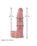 Hismith 13.5" (34.3 cm) Giant Dual Layered Silicone Dildo with Suction Cup & Removable Kliclok Hismith 13.5" (34.3 cm) Giant Dual Layered Silicone Dildo with Suction Cup & Removable Kliclok