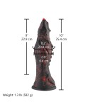Hismith Evil Fisher 10" (20.3 cm) Silicone Fantasy Dildo with Suction Cup & Removable Kliclok Hismith Evil Fisher 10" (20.3 cm) Silicone Fantasy Dildo with Suction Cup & Removable Kliclok