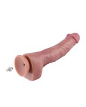 Hismith 12" (30.5 cm) Huge Dual-layered Silicone Dildo with Realistic Texture & Curved Shaft Hismith 12" (30.5 cm) Huge Dual-layered Silicone Dildo with Realistic Texture & Curved Shaft