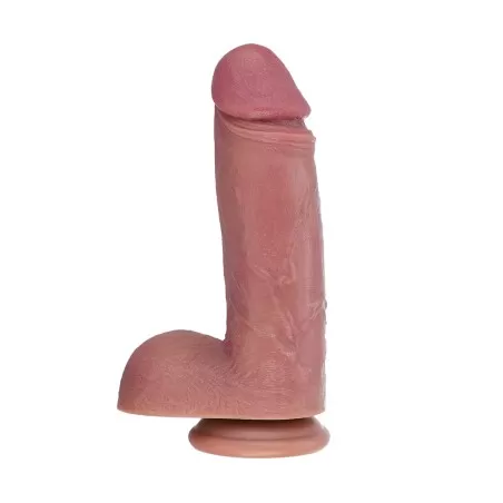 Hismith 10.2" (25.9 cm) Dual Density Realistic Silicone Dildo with Suction Cup & Removable Kliclok
