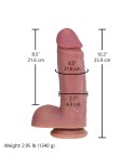 Hismith 10.2" (25.9 cm) Dual Density Realistic Silicone Dildo with Suction Cup & Removable Kliclok Hismith 10.2" (25.9 cm) Dual Density Realistic Silicone Dildo with Suction Cup & Removable Kliclok