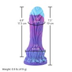 Hismith 7.5" (19 cm) Fantasy Silicone Dildo with Unique Totem Texture & Bulging Lines Hismith 7.5" (19 cm) Fantasy Silicone Dildo with Unique Totem Texture & Bulging Lines
