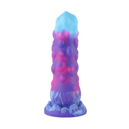Hismith 7.5" (19 cm) Silicone Fantasy Dildo with Raised Bumps & Removable Kliclok