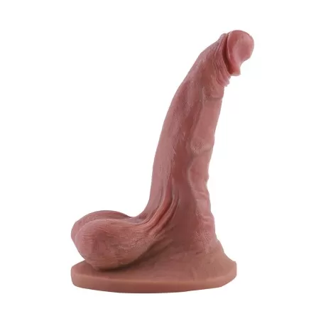 Hismith 8.9" (22.5 cm) Dual-Density Silicone Dildo with Realistic Veins and Curved Shaft