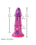 Hismith 10" (25 cm) Silicone Fantasy Dildo with Tpaered Head, Snake Series Hismith 10" (25 cm) Silicone Fantasy Dildo with Tpaered Head, Snake Series