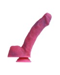 Hismith 9.7" (24.6 cm) Fantasy Starry Rose Red Dildo with Realistic Texture & Curved Shaft Hismith 9.7" (24.6 cm) Fantasy Starry Rose Red Dildo with Realistic Texture & Curved Shaft
