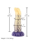 Hismith 8.5" (21.6 cm) Fantasy Dildo with Squama-textured Curved Shaft and Tapered Monster Head Hismith 8.5" (21.6 cm) Fantasy Dildo with Squama-textured Curved Shaft and Tapered Monster Head