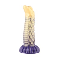 Hismith 8.5" (21.6 cm) Fantasy Dildo with Squama-textured Curved Shaft and Tapered Monster Head