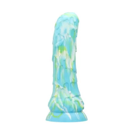 Hismith 9.4" (24 cm) Melting-candle-inspired Curved Fantacy Dildo with Removable Kliclok