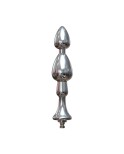 Hismith 6.2” Smooth Metal Anal Dildo with Conical Beads