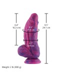 Hismith 9.5" (24.1 cm) Thick Fantasy Silicone Dildo with Curved Shaft Hismith 9.5" (24.1 cm) Thick Fantasy Silicone Dildo with Curved Shaft