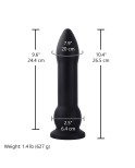 Hismith 10.4" (26.5 cm) Big Bullet Anal Dildo with Suction Cup & Removable Kliclok Hismith 10.4" (26.5 cm) Big Bullet Anal Dildo with Suction Cup & Removable Kliclok