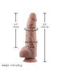 Hismith 9.3" Thick Realistic Silicone Dildo with Tapered Head & Raised Veins Hismith 9.3" Thick Realistic Silicone Dildo with Tapered Head & Raised Veins