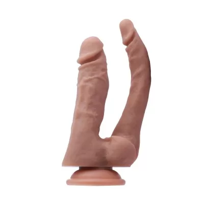Hismith Dual Penetration Silicone Dildo for KlicLok System, 3 Sizes Available