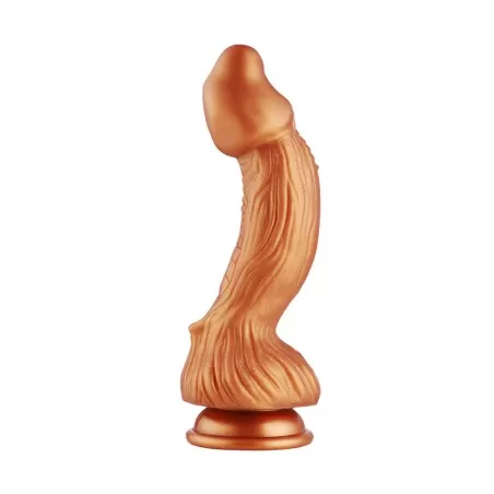 Hismith 9.5" (24.1 cm) Silicone Evil Dragon Dildo with Curved Shaft & Raised Fantasy Texture