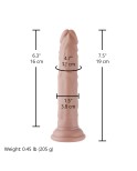 Hismith 7.5" Slim Realistic Beginner Dildo 4.7" in Grith Hismith 7.5" Slim Realistic Beginner Dildo 4.7" in Grith