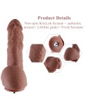 Hismith 9" Realistic Silicone Dildo with Raised Veins & Lifelike Texture Hismith 9" Realistic Silicone Dildo with Raised Veins & Lifelike Texture