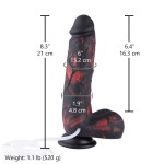 Hismith 8.3" (21 cm) Silicone Fantasy Cumming Dildo with Suction Cup & Removable Kliclok Hismith 8.3" (21 cm) Silicone Fantasy Cumming Dildo with Suction Cup & Removable Kliclok