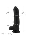 Hismith 11.4" (29 cm) Black Thick Silicone Dildo with Smooth Surface Hismith 11.4" (29 cm) Black Thick Silicone Dildo with Smooth Surface