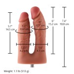 Hismith Dual Penetration Silicone Dildo with Realistic Texture Hismith Dual Penetration Silicone Dildo with Realistic Texture