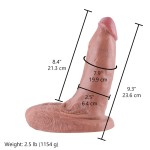 Hismith 9.3" (23.6 cm) Realistic Squirting Silicone Dildo with Large Ballsack