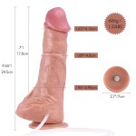 Hismith 9.6"(24 cm) Silicone Ejaculating Squirting Dildo, with Suction Cup & KlicLok System Hismith 9.6"(24 cm) Silicone Ejaculating Squirting Dildo, with Suction Cup & KlicLok System