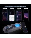 Sinloli APP Controlled 2-in-1 Male Masturbator with 10 Thrusting, Vibration Sucking Modes Pocket Stroker