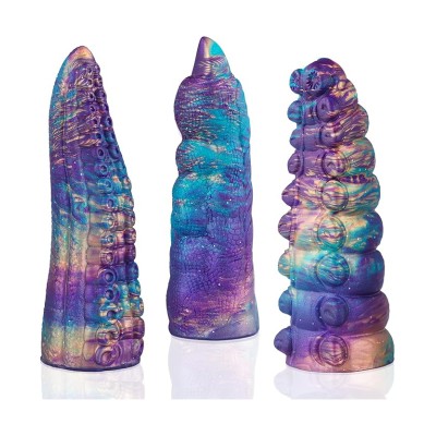 Silicone Finger Dildo Masturbator Foreplay Massager Stimulator