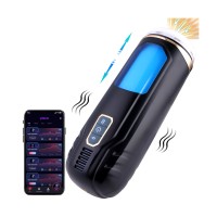 Sinloli APP Controlled 2-in-1 Male Masturbator with 10 Thrusting, Vibration Sucking Modes Pocket Stroker
