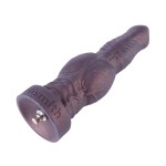 Hismith Soft Silicone Dog Dildo with Protruding Dog Knots