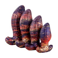 Hismith Silicone Fantasy Anal Plug with 5 Optional Sizes - Sunset Series