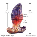 Hismith Silicone Fantasy Anal Plug with 5 Optional Sizes - Sunset Series