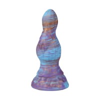Galactic Ripple Silicone Dildo – 8.3" Textured Design with Suction Base