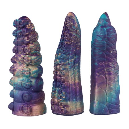 3-in 1 Galactic Fantasy Textured Silicone Finger Sleeve Set