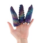 3-in-1 Galactic Fantasy Textured Silicone Finger Sleeve Set