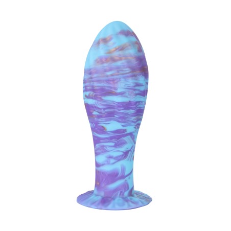 Nebula Surge Silicone Dildo – 6.2" Tapered & Textured with Wide Girth & Suction Base