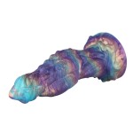 Nebula Titan Silicone Dildo – 9.5" Massive Textured Fantasy Design with Suction Base