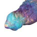 Nebula Titan Silicone Dildo – 9.5" Massive Textured Fantasy Design with Suction Base