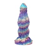 Nebula Titan Silicone Dildo – 9.5" Massive Textured Fantasy Design with Suction Base