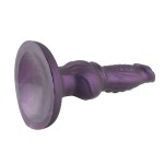Midnight Serpent Silicone Dildo – 6.7" Textured Fantasy Design with Suction Base