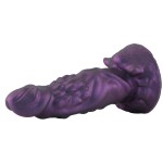 Obsidian Beast Silicone Dildo – 5.7" Fantasy Texture with Suction Base