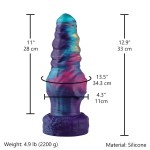 Drakon Core – 12.9" Monster Dildo with Textured Shaft & Dragon Base