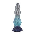 Tideborn Herald Silicone Dildo – 8.7" Oceanic Fantasy Design with Textured Veins & Wide Girth