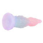 LumaTent Glow Fantasy Dildo – 8.3" Glow-in-the-Dark Pastel Tentacle with Suction Base